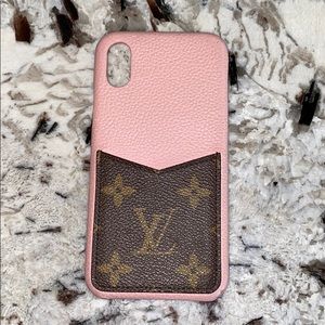 pink louis vuitton phone case